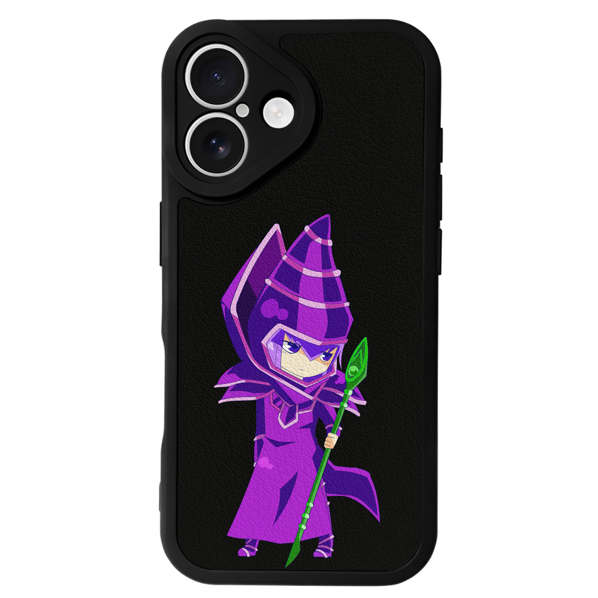 遊☆戯☆王 Yu-Gi-Oh! 【iPhone 16シリーズ対応】シリコンスマホケース（レザー調） 材質：シリコン